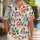 Retro Holiday Cartoon Animal Faces for Festive Winter Getaways and Island Vacations Hawaiian Shirt - 1
