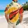 Bold Red And Gold Hero Emblem for Theme Park Adventures and Family Vacation Fun Hawaiian Shirt - 2