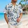 Nautical Cruise Icons for Sunny Island Getaways and Relaxed Coastal Vacation Travel Hawaiian Shirt - 6