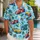 Retro Race Cars and Checkered Flags for Sunny Island Getaways and Family Vacations Hawaiian Shirt - 1