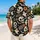Grinning Skeleton Skulls and Ghosts for Spooky Halloween Resort Celebrations and Parties Hawaiian Shirt - 2