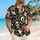 Grinning Skeleton Skulls and Ghosts for Spooky Halloween Resort Celebrations and Parties Hawaiian Shirt - 6