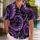 Purple Octopus Tentacles for Halloween Villain Cosplay and Aquarium Parties Hawaiian Shirt - 1