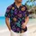 Neon Halloween Phantom Faces, Ghosts and Spiders for Adults at Haunted Island Parties Hawaiian Shirt - 6