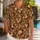Cheerful Banana-Holding Chimp Motifs for Sunny Island Getaways and Beach Days Hawaiian Shirt - 1