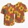 Red and Yellow Tropical Blossoms for Sunny Island Getaways and Kids' Summer Adventures Hawaiian Shirt - 5