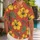 Red and Yellow Tropical Blossoms for Sunny Island Getaways and Kids' Summer Adventures Hawaiian Shirt - 1