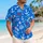 Nautical Anchor Waves and Red Bow Tie for Halloween Cosplay and Coastal Vacation Fun Hawaiian Shirt - 6