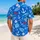 Nautical Anchor Waves and Red Bow Tie for Halloween Cosplay and Coastal Vacation Fun Hawaiian Shirt - 2