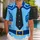 Blue Junior Officer Costume Look for Theme Park Days, Halloween and Family Vacations Hawaiian Shirt - 1