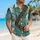 Teal Adventurer Costume Details for Halloween Cosplay and Storybook-Themed Parties Hawaiian Shirt - 6