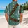 Teal Adventurer Costume Details for Halloween Cosplay and Storybook-Themed Parties Hawaiian Shirt - 2