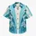 Teal Tropical Tuxedo Lapels And Bow Tie For Resort Parties And Halloween Celebrations Hawaiian Shirt - 7