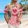 Pink Heart Apron and Retro Space Suit for Costume Parties and Playful Birthday Celebrations Hawaiian Shirt - 6