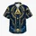 Neon Circuit Lines And Futuristic Geometry For Arcade Nights And Halloween Celebrations Hawaiian Shirt - 7
