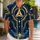Neon Circuit Lines And Futuristic Geometry For Arcade Nights And Halloween Celebrations Hawaiian Shirt - 1