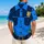 Blue Police Officer Costume Details for Halloween Parties and Couples Celebrations Hawaiian Shirt - 2
