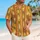 Golden Braided Stripes for Halloween Cosplay and Island Celebrations for Costume Fans Hawaiian Shirt - 6