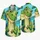 Green Toy Dinosaur Costume for Halloween Parties and Playful Island Getaways Hawaiian Shirt - 5
