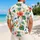 Playful Tropical Waterfowl and Hibiscus for Sunny Island Getaways and Beach Vacations Hawaiian Shirt - 2