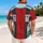 Retro Red And Charcoal 80s Adventure Outfit For Halloween Cosplay Fans Hawaiian Shirt - 2