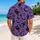 Creepy Hitchhiking Ghosts, Floating Eyes and Bats for Halloween Party Cosplay Fans Hawaiian Shirt - 2