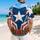 Patriotic Star Shield Hero for Halloween Cosplay and Comic-Con Fans Hawaiian Shirt - 2