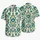 Teal Gold Nordic Folk Ornaments for Couples’ Halloween Cosplay and Autumn Getaways Hawaiian Shirt - 5