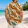 Orange Tiger Stripe Halloween Costume Style for Tropical Getaways and Group Celebrations Hawaiian Shirt - 2