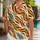 Orange Tiger Stripe Halloween Costume Style for Tropical Getaways and Group Celebrations Hawaiian Shirt - 1