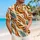 Orange Tiger Stripe Halloween Costume Style for Tropical Getaways and Group Celebrations Hawaiian Shirt - 6