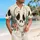 Whimsical Skeleton Face for Halloween Parties, Cosplay Events and Spooky Island Getaways Hawaiian Shirt - 6