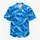 Azure Ocean Wave Motifs for Tropical Cosplay and Halloween Adventure Celebrations Hawaiian Shirt - 7