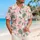 White Kitten Tropical Getaway Style for Cat Lovers and Family Beach Vacation Days Hawaiian Shirt - 6