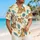 Playful Striped Tiger and Island Waves for Sunny Beach Getaways and Family Vacations Hawaiian Shirt - 6