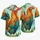 Orange And Teal Tropical Rooster For Halloween Costume Parties And Island Getaways Hawaiian Shirt - 5