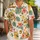 Golden Honey Bear and Tropical Isles for Sunny Beach Getaways and Relaxed Summer Days Hawaiian Shirt - 1