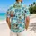 Cartoon Hound Golf and Surf Scenes for Playful Summer Beach and Island Trips Hawaiian Shirt - 2