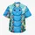 Whimsical Blue Caterpillar Costume Look for Halloween Parties and Cosplay Fans Hawaiian Shirt - 7