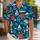 Tropical Cruise Ships, Sailboats and Island Blooms for Relaxed Coastal Getaways Hawaiian Shirt - 1