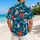 Tropical Cruise Ships, Sailboats and Island Blooms for Relaxed Coastal Getaways Hawaiian Shirt - 2