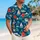 Tropical Cruise Ships, Sailboats and Island Blooms for Relaxed Coastal Getaways Hawaiian Shirt - 6