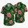 Expressive Green Frogs and Hibiscus for Tropical Getaways and Sunny Island Beach Days Hawaiian Shirt - 5