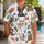 Cosmic Adventure Cats And Retro Space Icons For Relaxed Island Getaways And Vacations Hawaiian Shirt - 1