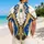 Royal Blue Beast Prince Costume for Halloween Parties and Fairytale Cosplay Fans Hawaiian Shirt - 2