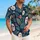 Eerie Porcelain Mask Tropical Foliage for Halloween Beach Getaways and Spooky Vacations Hawaiian Shirt - 6