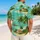 Palm Island Lagoon Scene for Beach Getaways and Resort Weekends, Men's Vacation Style Hawaiian Shirt - 2