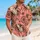 Spider Cat Tattoo Style Floral Motifs for Vacation Outings and Alternative Fashion Fans Hawaiian Shirt - 6