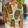 Tiki Masks, Pineapples And Tropical Flowers For Resort Vacations And Beach Weekends Hawaiian Shirt - 1