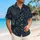 Spider Web Woodland Motif for Halloween Getaways and Nighttime Adventures for Men Hawaiian Shirt - 6